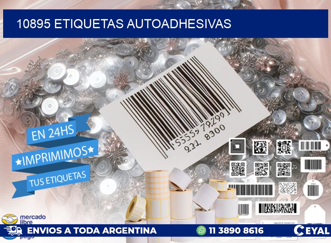 10895 ETIQUETAS AUTOADHESIVAS