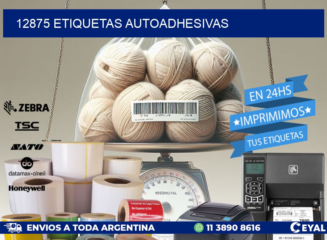 12875 ETIQUETAS AUTOADHESIVAS