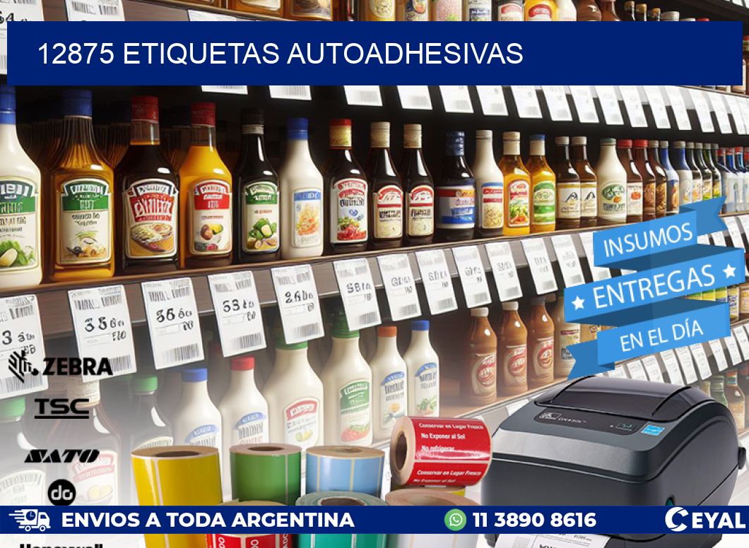 12875 ETIQUETAS AUTOADHESIVAS