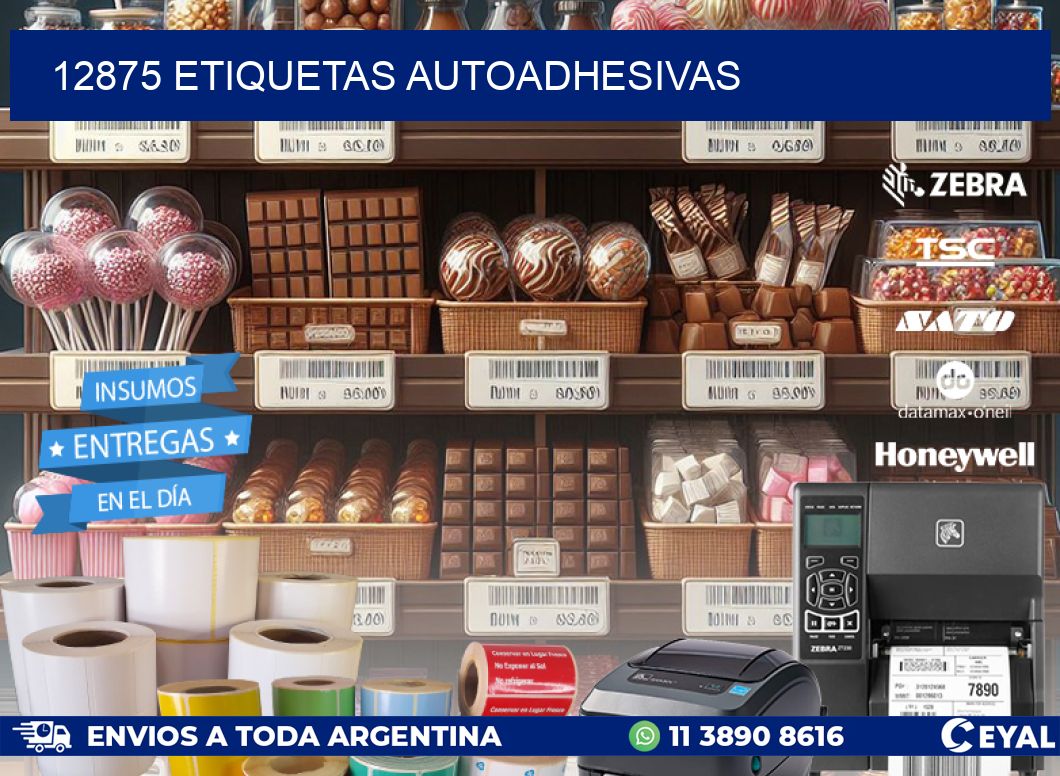 12875 ETIQUETAS AUTOADHESIVAS