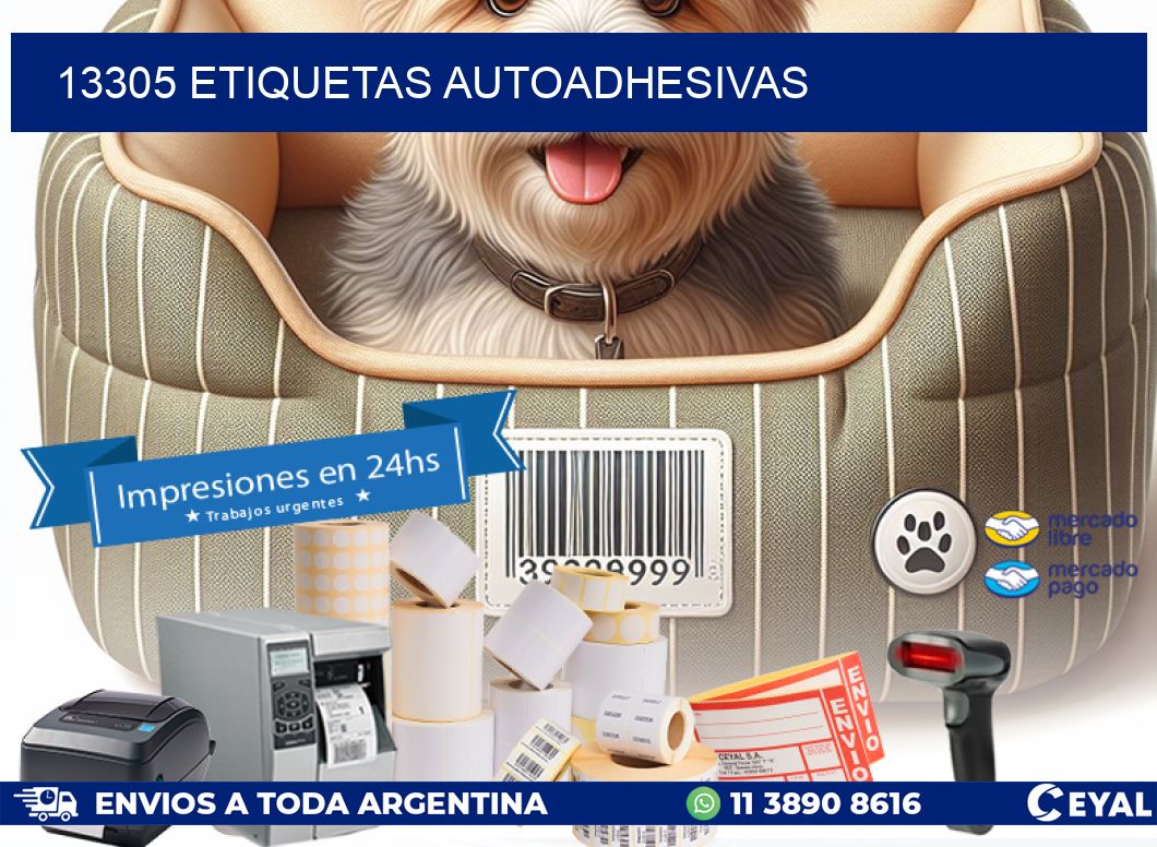 13305 ETIQUETAS AUTOADHESIVAS