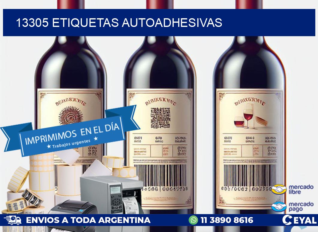 13305 ETIQUETAS AUTOADHESIVAS