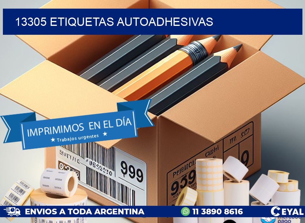 13305 ETIQUETAS AUTOADHESIVAS