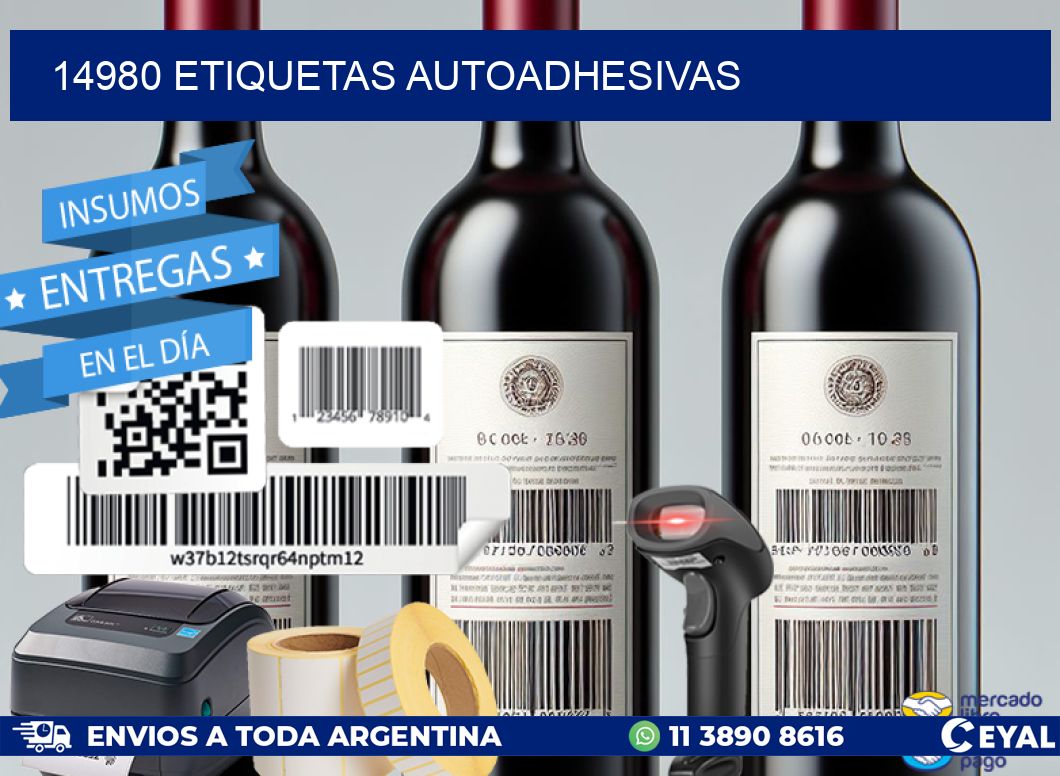 14980 ETIQUETAS AUTOADHESIVAS