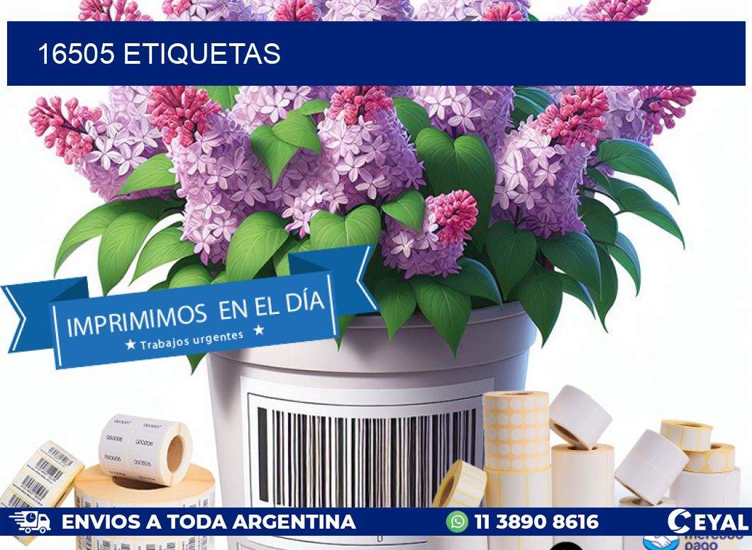 16505 ETIQUETAS
