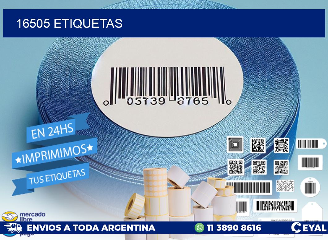 16505 ETIQUETAS