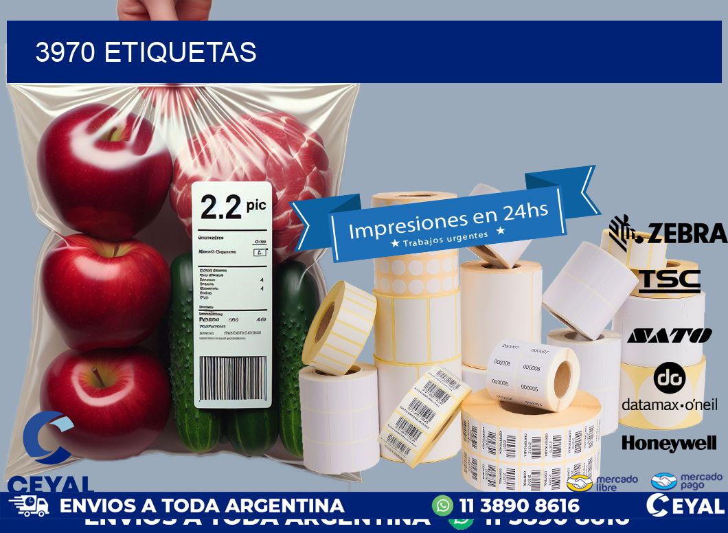 3970 ETIQUETAS