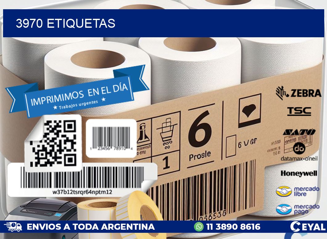 3970 ETIQUETAS