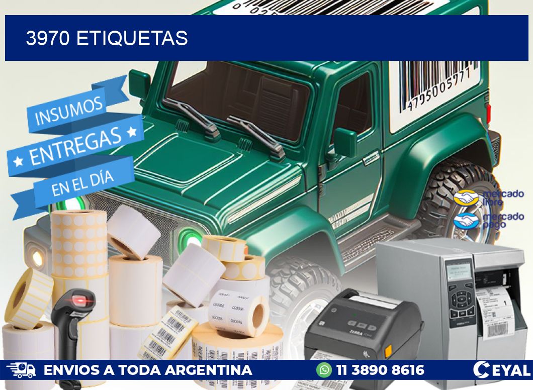 3970 ETIQUETAS
