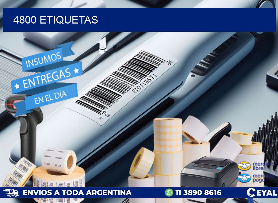 4800 ETIQUETAS