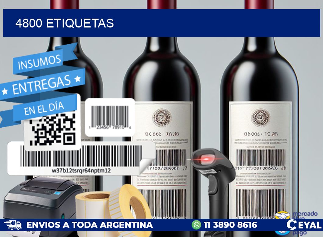4800 ETIQUETAS