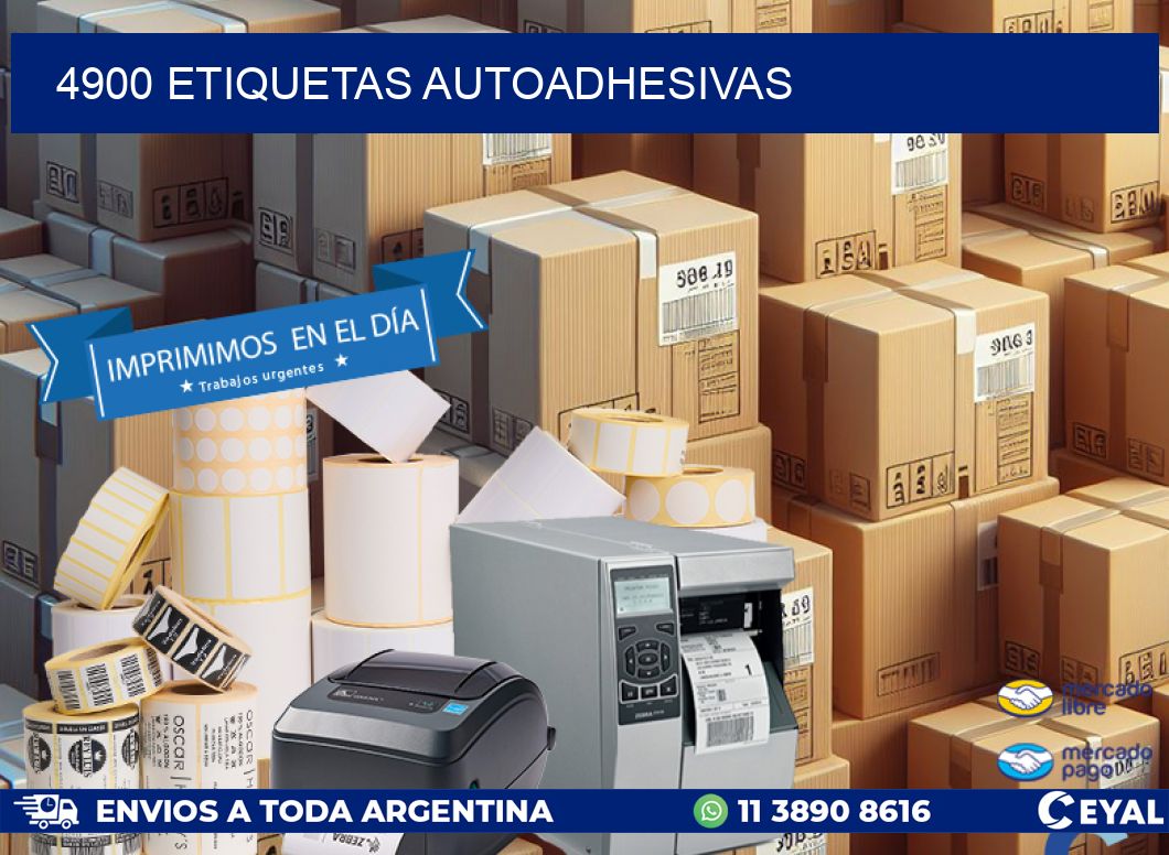 4900 ETIQUETAS AUTOADHESIVAS