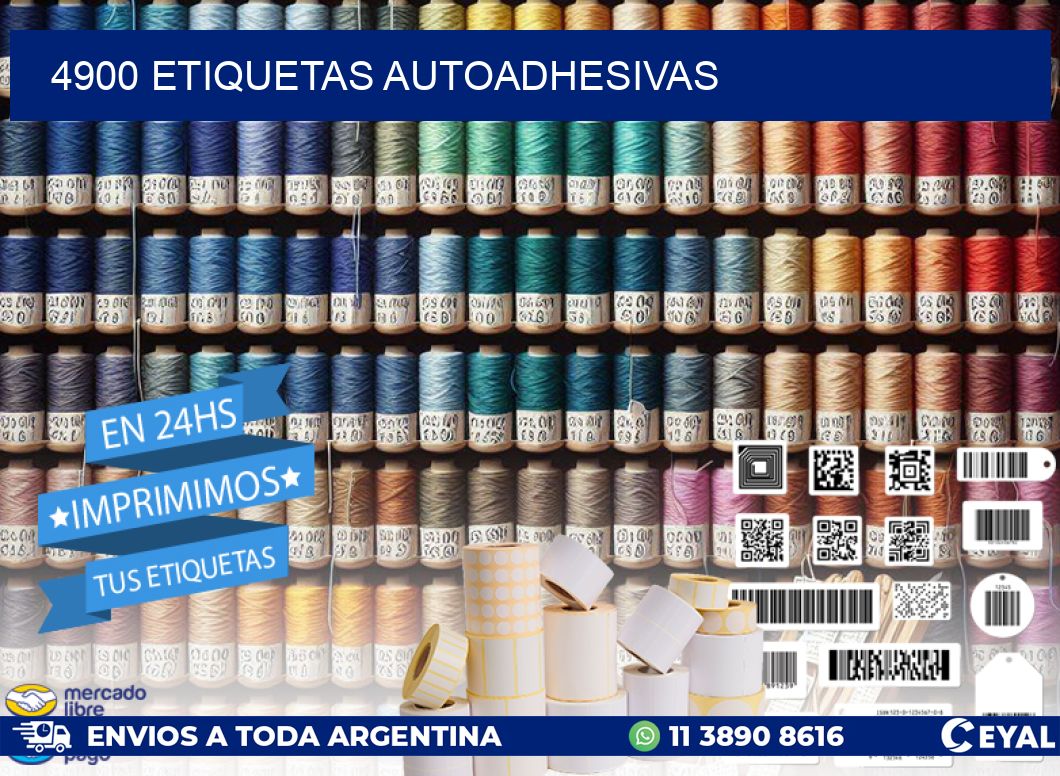 4900 ETIQUETAS AUTOADHESIVAS