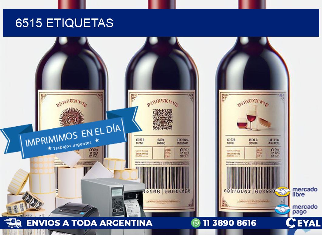 6515 ETIQUETAS