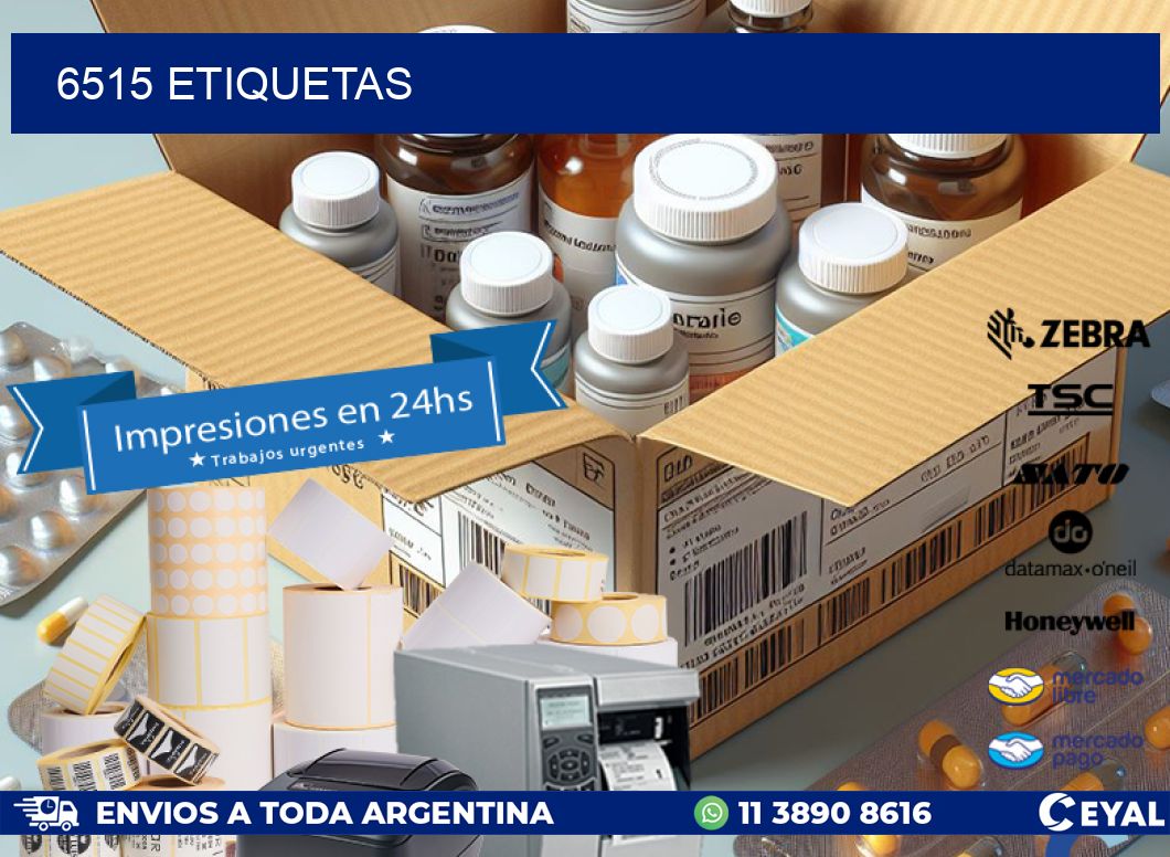 6515 ETIQUETAS