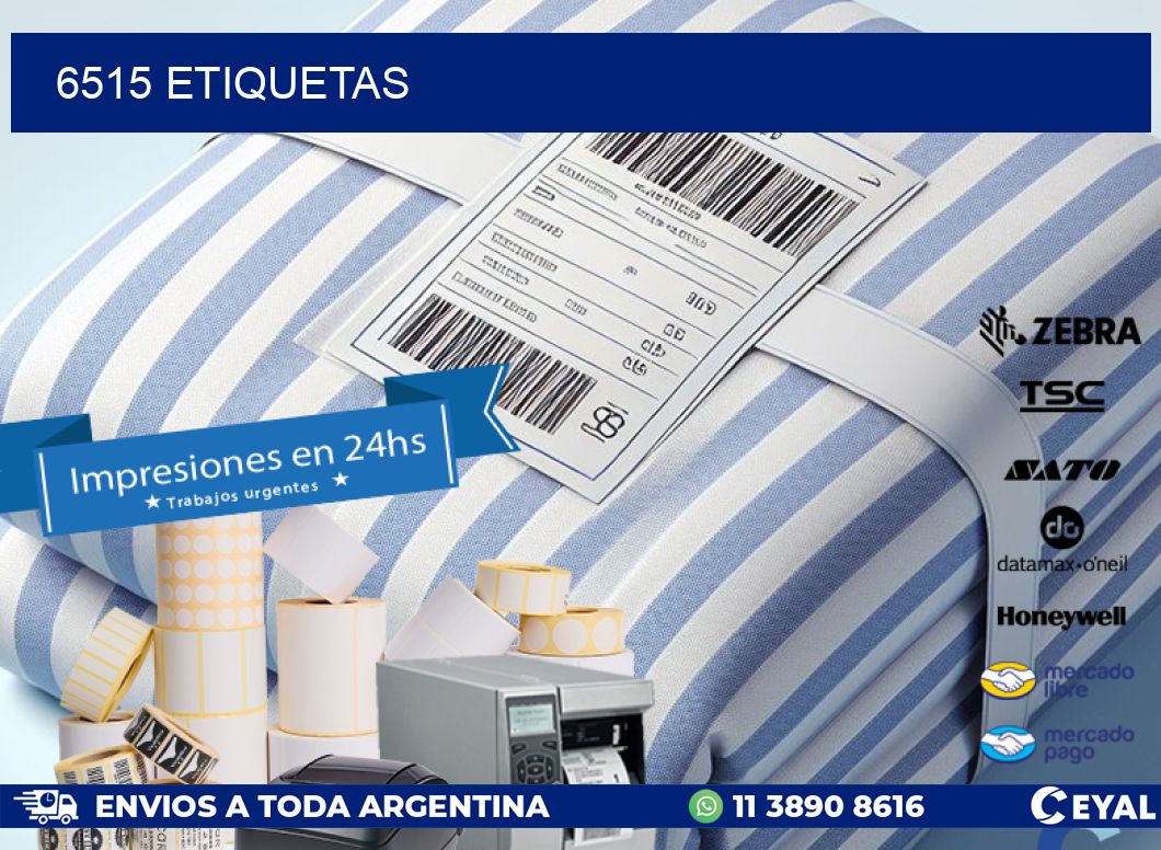 6515 ETIQUETAS
