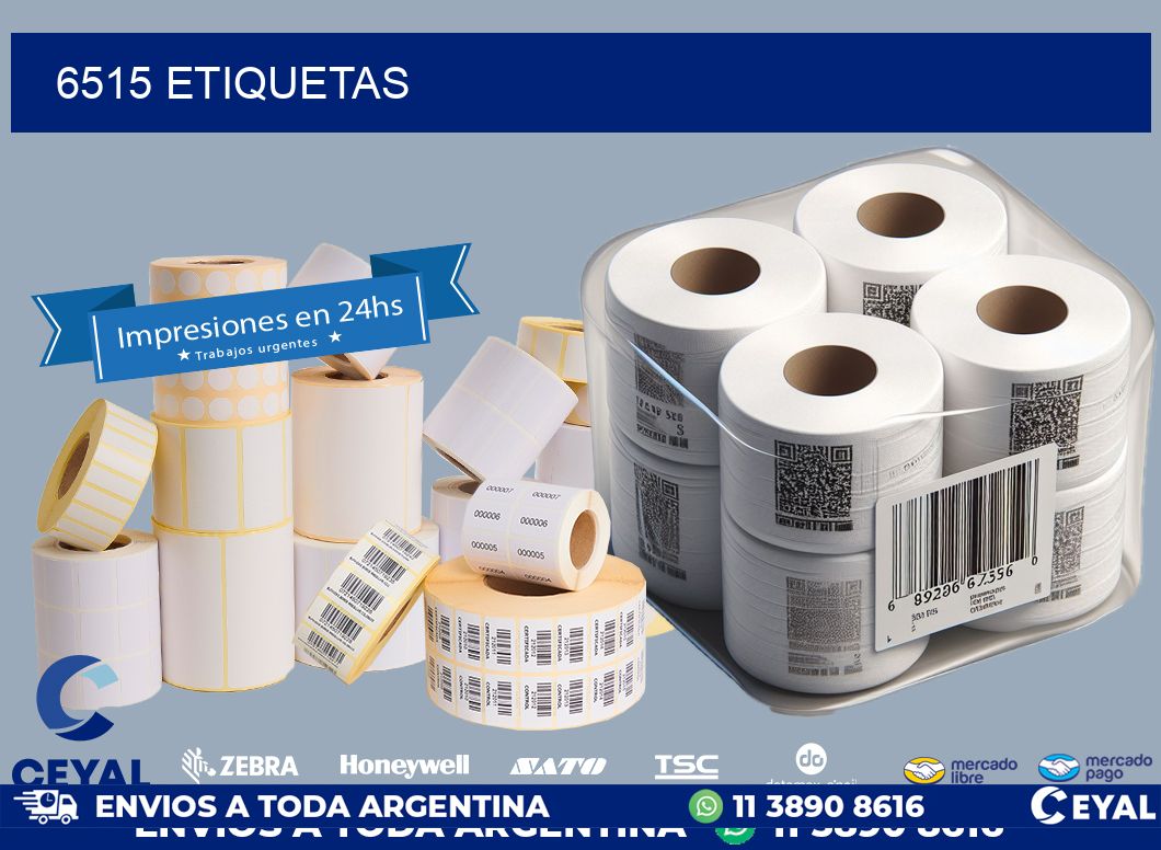 6515 ETIQUETAS