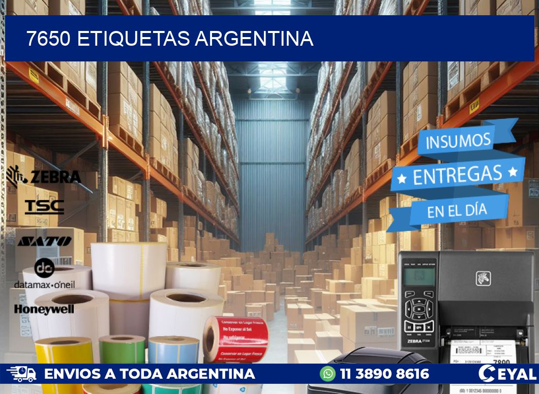 7650 ETIQUETAS ARGENTINA