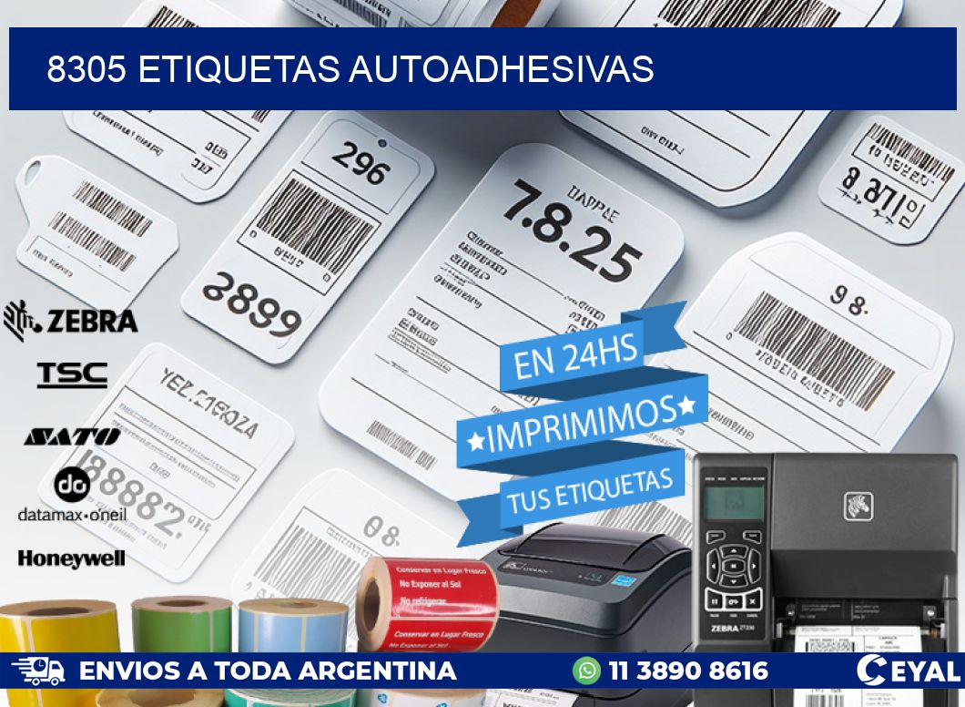 8305 ETIQUETAS AUTOADHESIVAS