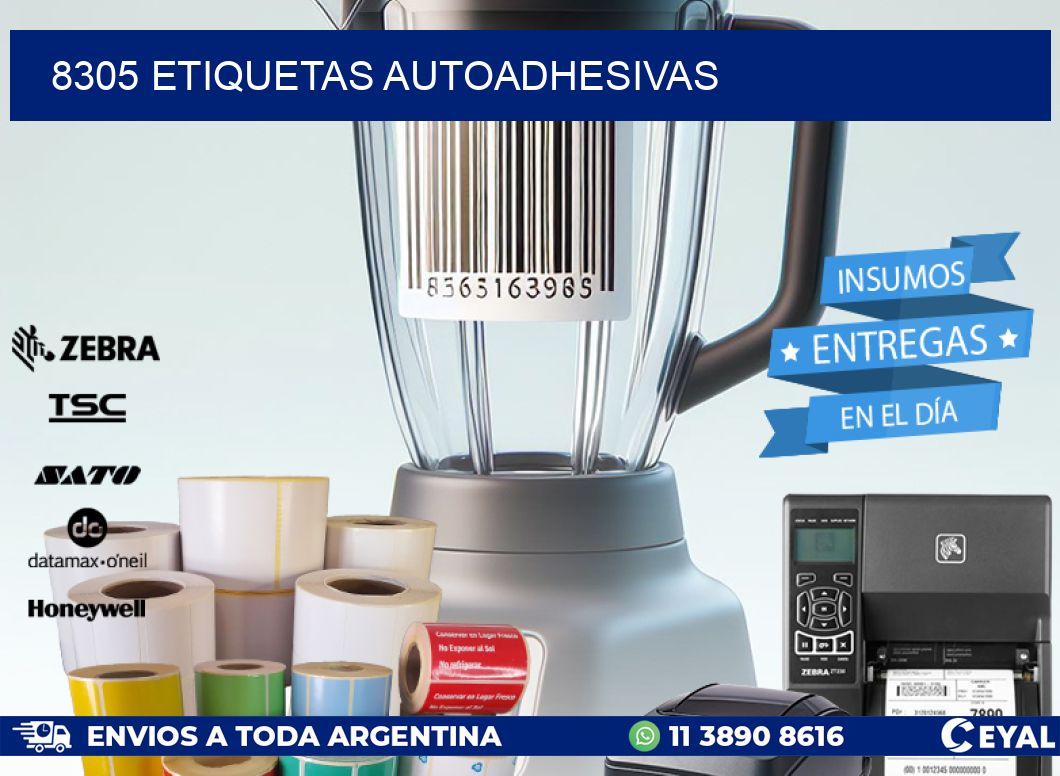 8305 ETIQUETAS AUTOADHESIVAS