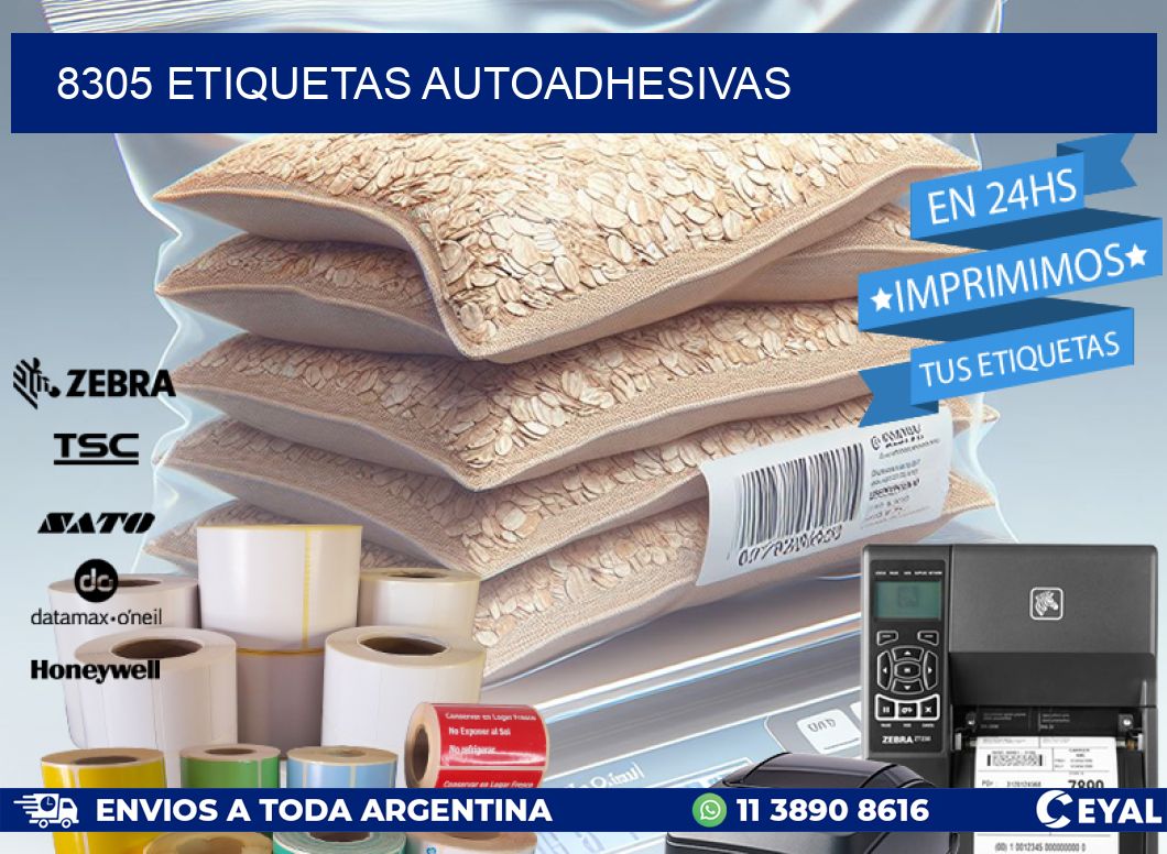 8305 ETIQUETAS AUTOADHESIVAS