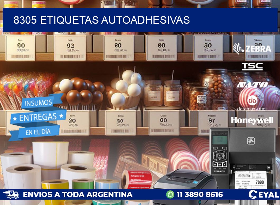 8305 ETIQUETAS AUTOADHESIVAS