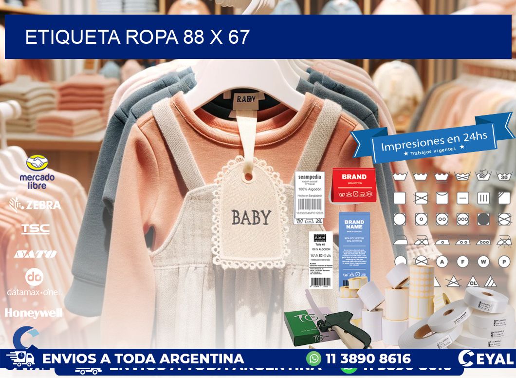 ETIQUETA ROPA 88 x 67