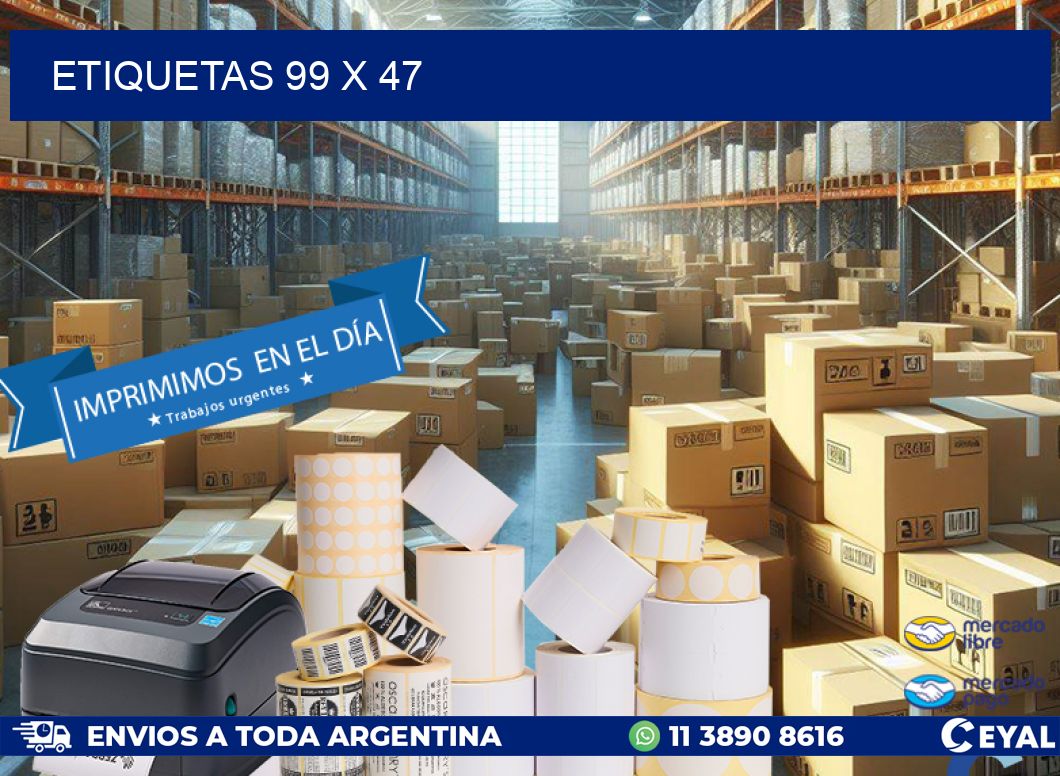 ETIQUETAS 99 x 47