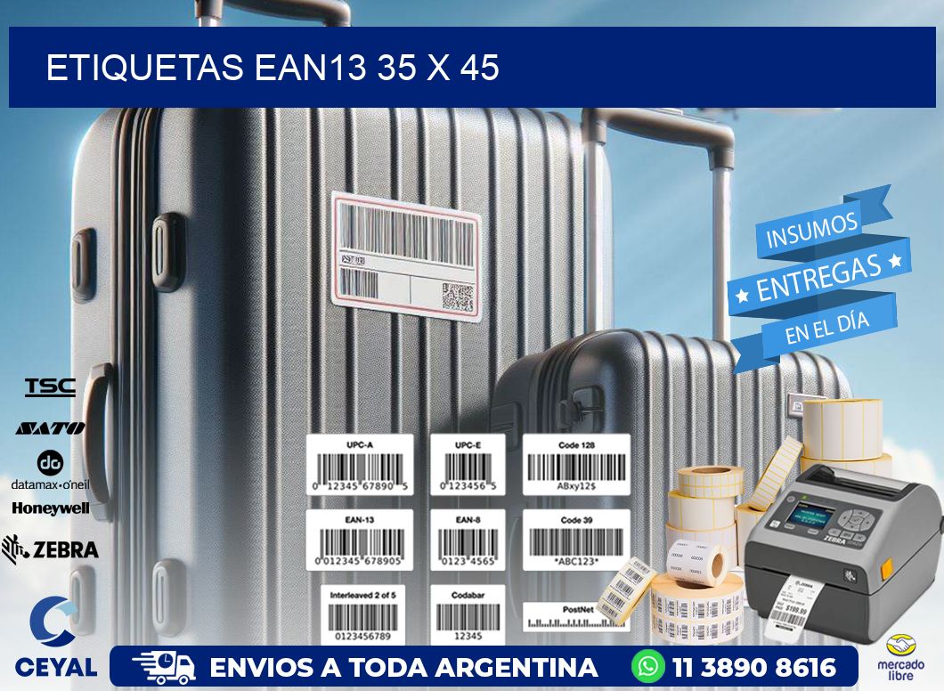 ETIQUETAS EAN13 35 x 45