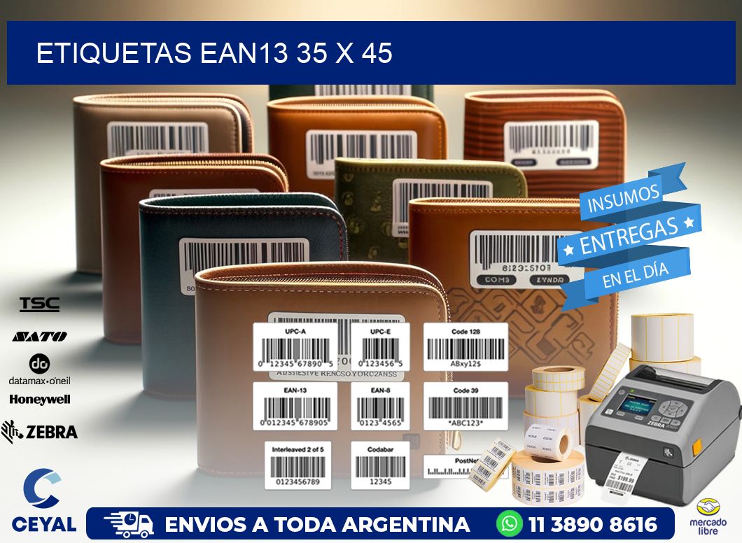 ETIQUETAS EAN13 35 x 45