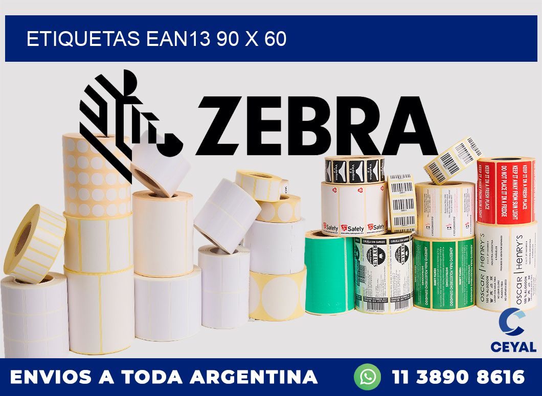 ETIQUETAS EAN13 90 x 60