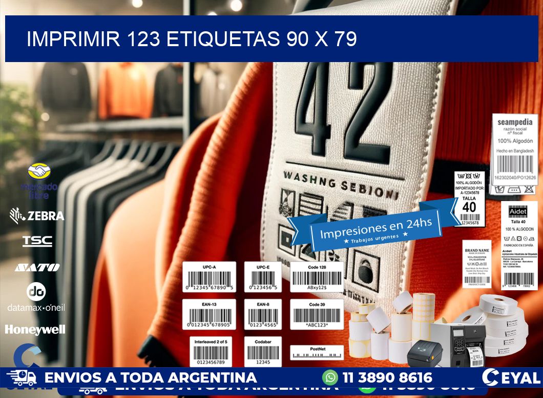 IMPRIMIR 123 ETIQUETAS 90 x 79