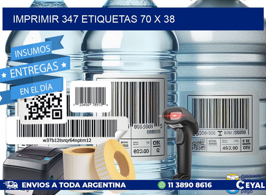 IMPRIMIR 347 ETIQUETAS 70 x 38