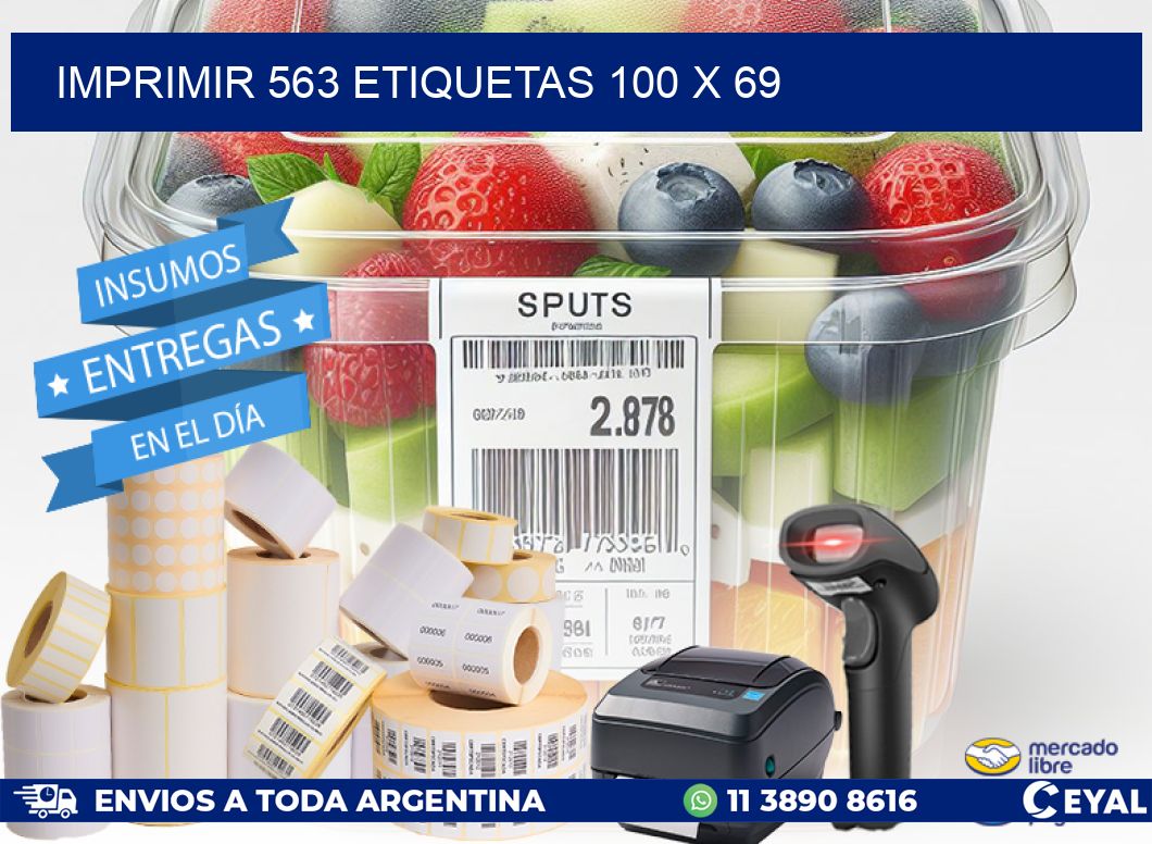 IMPRIMIR 563 ETIQUETAS 100 x 69