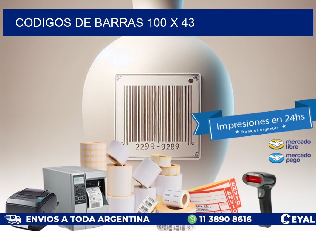 codigos de barras 100 x 43