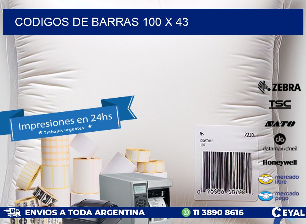 codigos de barras 100 x 43