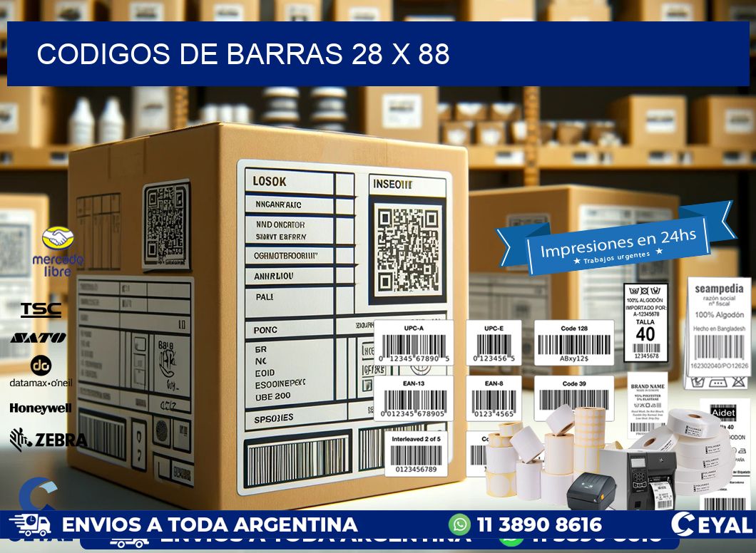 codigos de barras 28 x 88