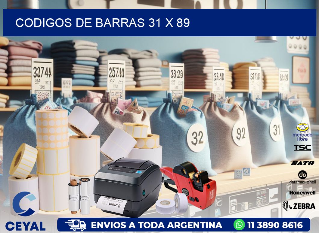 codigos de barras 31 x 89
