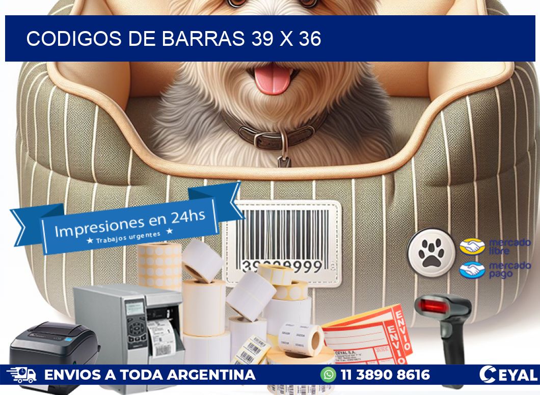 codigos de barras 39 x 36