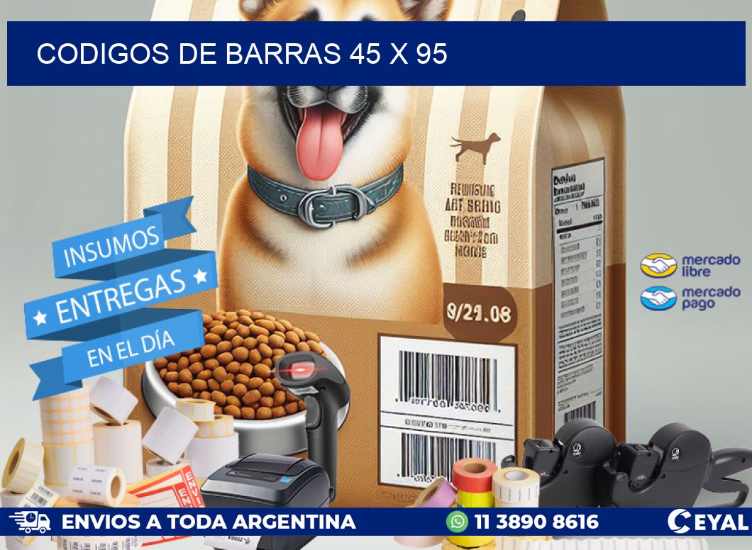 codigos de barras 45 x 95