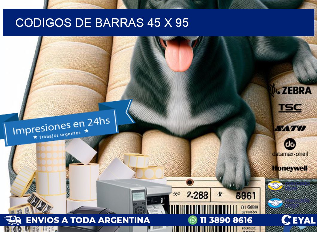 codigos de barras 45 x 95