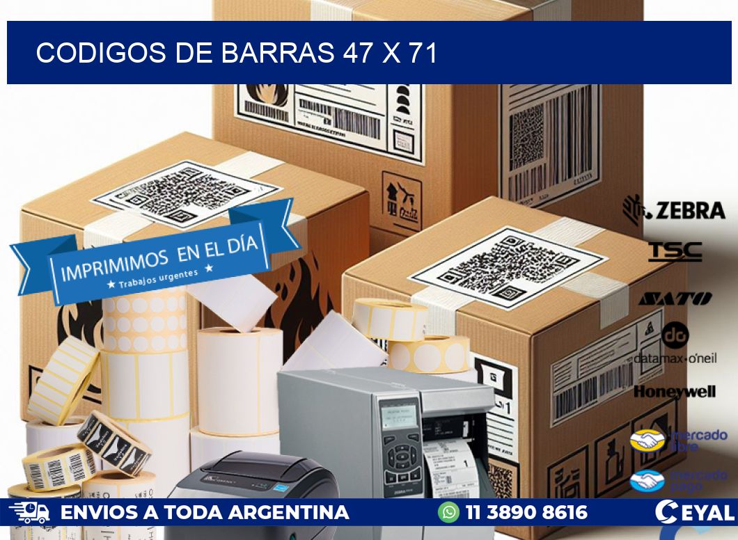 codigos de barras 47 x 71