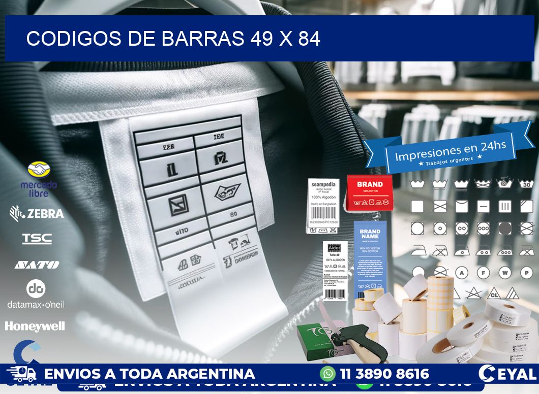 codigos de barras 49 x 84