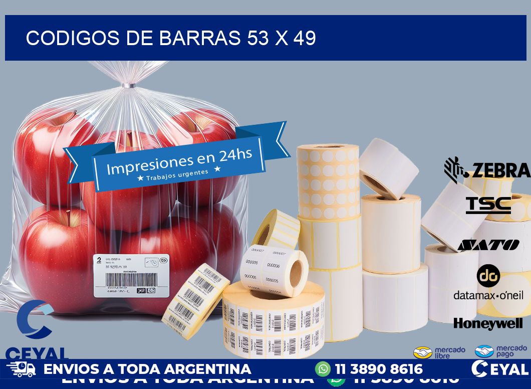 codigos de barras 53 x 49
