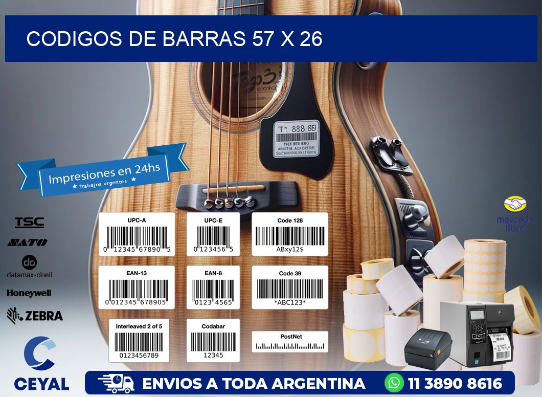codigos de barras 57 x 26