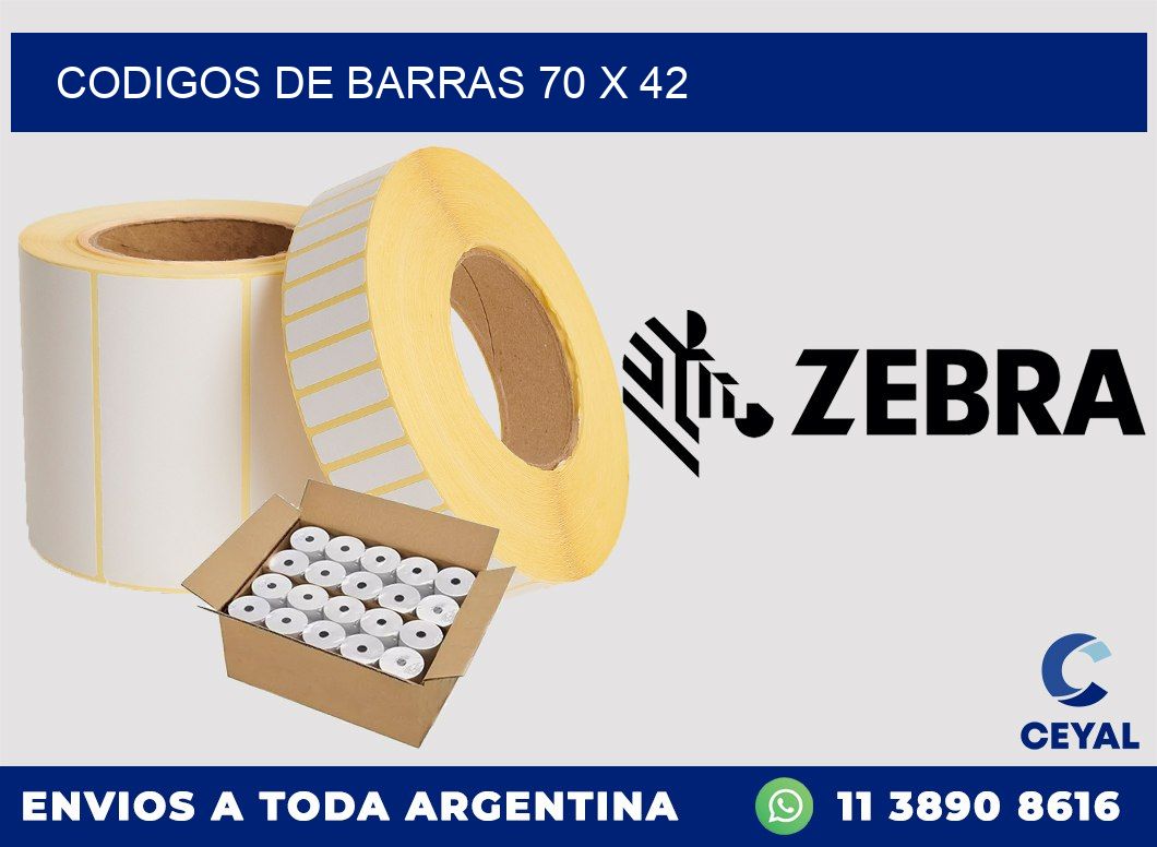 codigos de barras 70 x 42