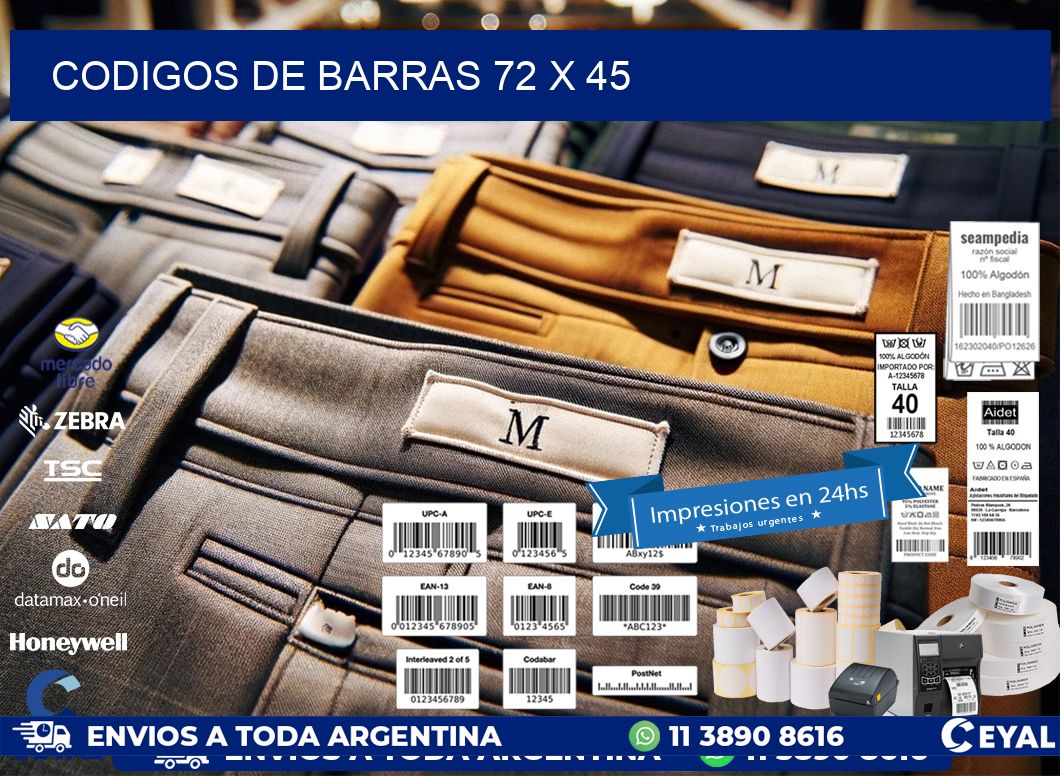 codigos de barras 72 x 45