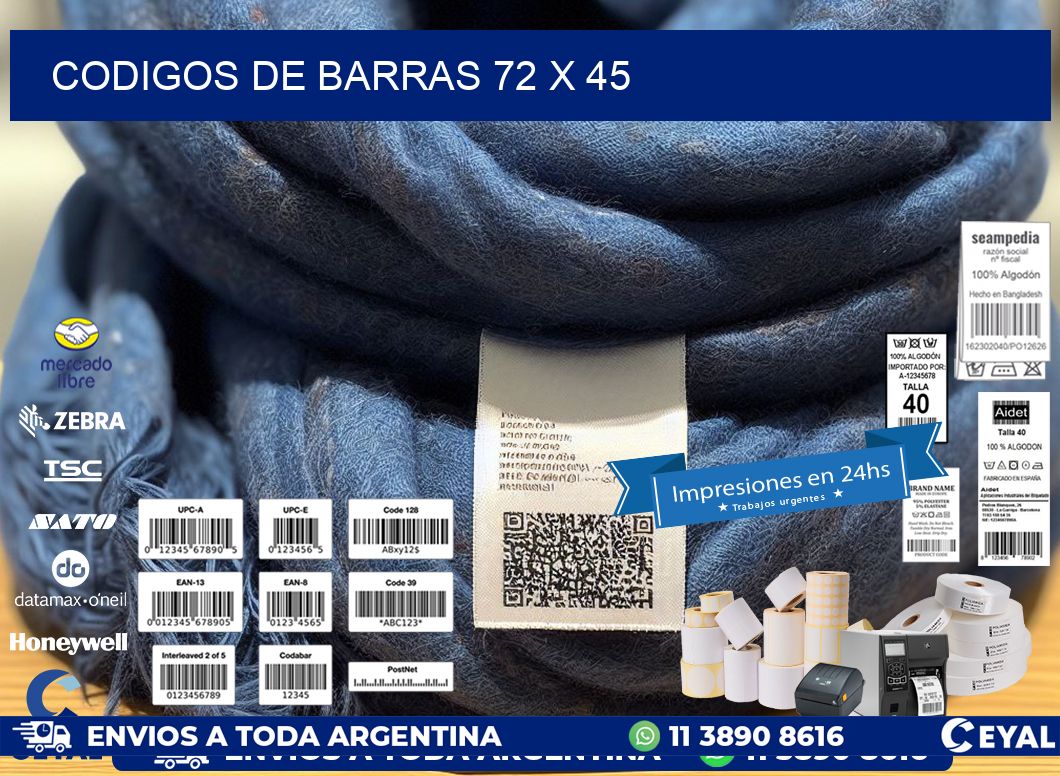 codigos de barras 72 x 45