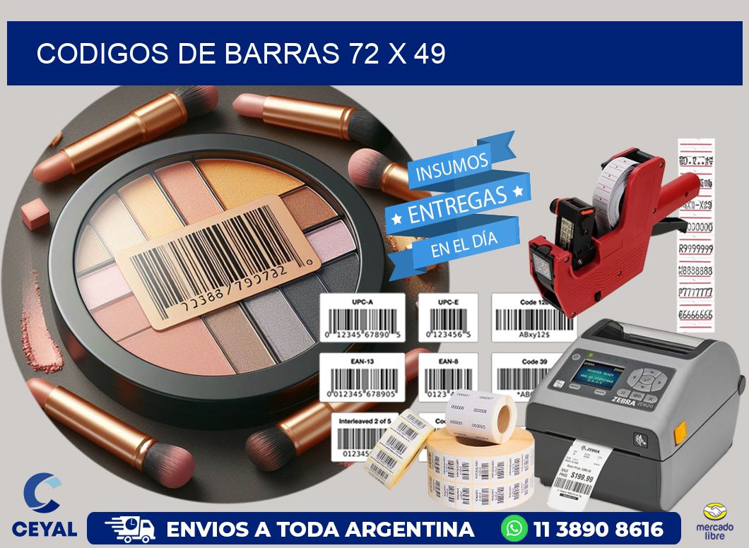 codigos de barras 72 x 49