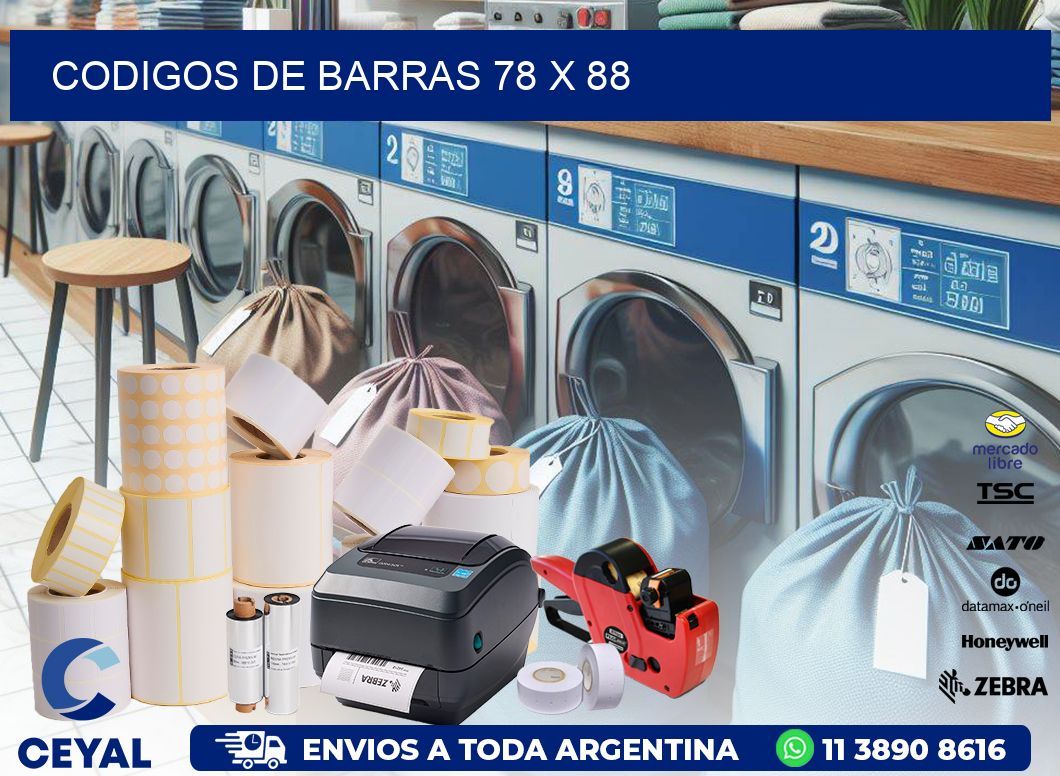 codigos de barras 78 x 88
